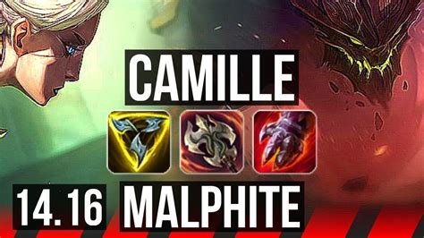 Camille Vs Malphite Top Winrate Euw Master