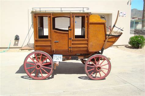 0 STAGE COACH 3 4 SIZE PONY STAGECOACH REPLICA Side Profile 94049