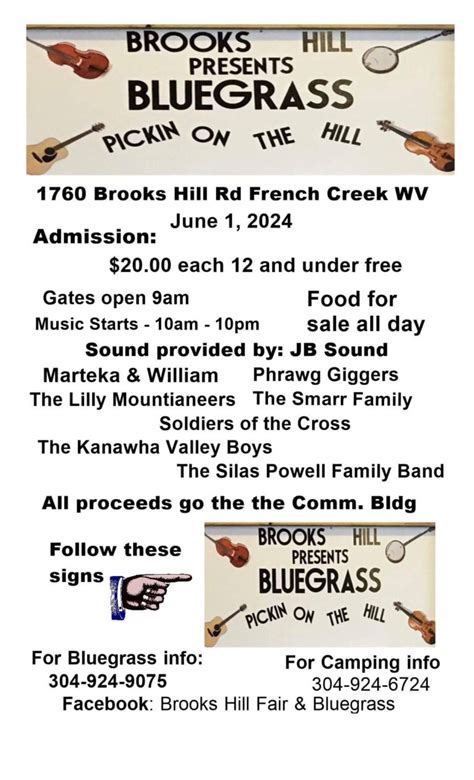 Bluegrass Pickin On The Hill Visit Upshur County