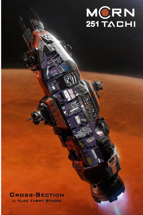 Rocinante Cross-Section : r/TheExpanse