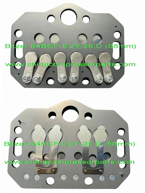 S4BCF 5 2Y 25 D 58mm Valve Plate For Bitzer Refrigeration Compressor