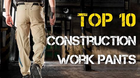 Best Construction Work Pants 2023 And Buyers Guide