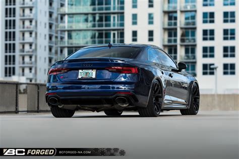 Audi RS5 B9 Blue BC Forged RZ05 Wheel Front