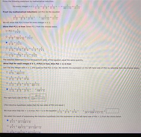 Solved Prove The Following Statement By Mathematical