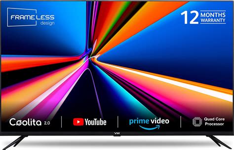 VU 108 Cm 43 Inches Premium Series Full HD Smart LED TV 43GA Black