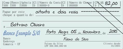 Como Preencher Cheque Nominal Passo A Passo E Vantagens