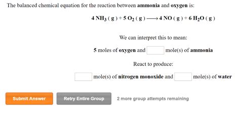 How To Balance Ammonia And Oxygen Sretu