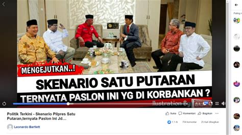 Ada Skenario Pilpres Satu Putaran Apa Benar