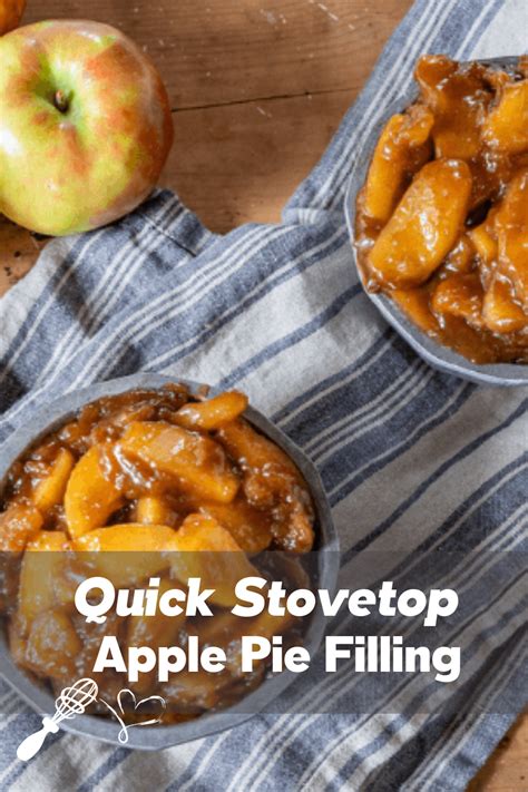 Quick Stovetop Apple Pie Filling Homemade Apple Pie Filling Combines Fresh Apples In A Brown