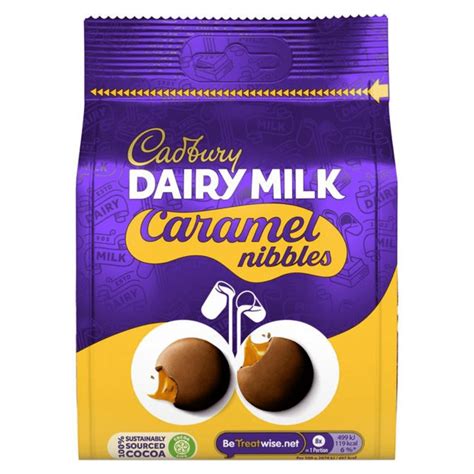 Cadbury Caramel Nibbles British 10x120g Pacific Candy Wholesale