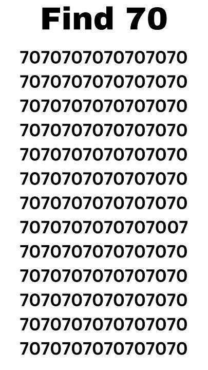 Can You Find The Elusive 07 Quick Eye Test Challenge Youtube