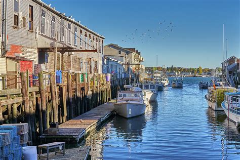 Portland Maine waterfront Photograph by Jim Hughes - Fine Art America