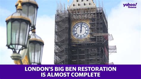 London’s Big Ben restoration is almost complete