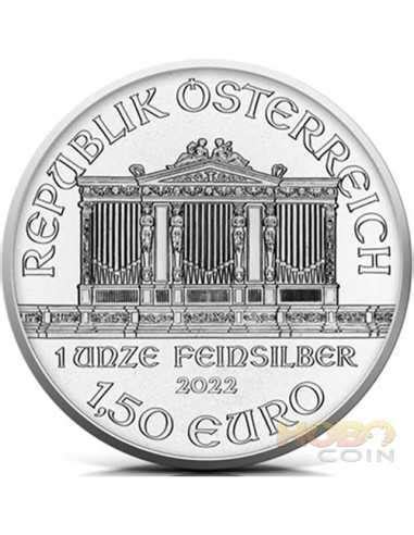 WIENER PHILHARMONIKER 1 Oz Silver Coin 1 5 Euro Austria 2022