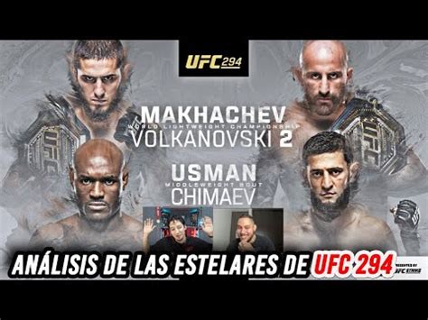 An Lisis De Las Estelares De Ufc Youtube