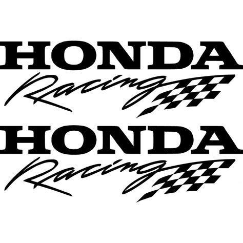 Honda Racing Die Cut Style 3 Stickers Decals Decalshouse