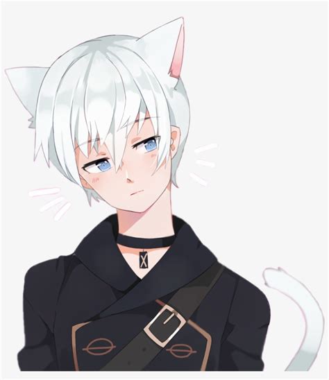 Nekoboy Sticker Anime Boy Kawaii Neko Free Transparent Png Download