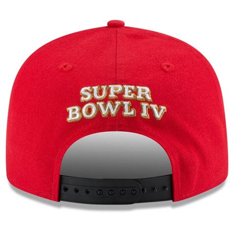 Kansas City Chiefs New Era Super Bowl IV On The Fifty Jumbo Vize ...