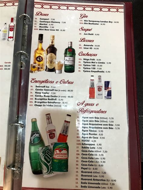 Menu Em Cantinho Frio Restaurante Goi Nia R