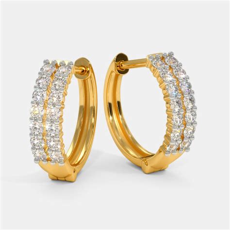 Buy 400 Hoops Earrings Online India S 1 Online Jewellery Brand