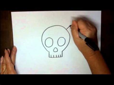 Skeleton Face Drawing Easy At Paintingvalley Explore Collection