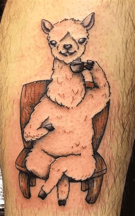 Llama Tattoo Design Images Llama Ink Design Ideas Cartoon Tattoos