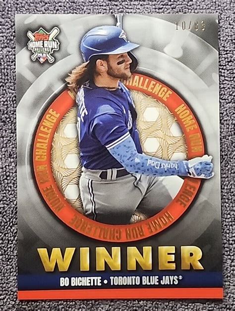 Topps Home Run Challenge Bo Bichette Hrcw Blue Jays Ebay