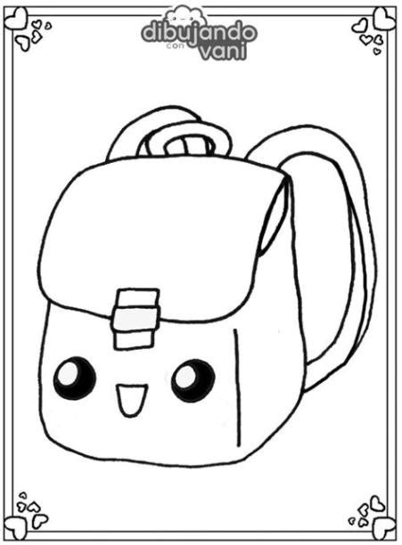 C Mo Dibujar Una Mochila Kawaii Paso A Paso Muy F Cil Dibuja F Cil