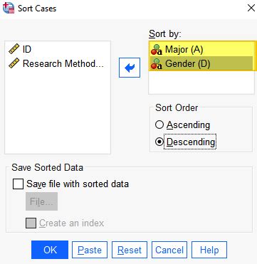 Sorting Data In SPSS EZ SPSS Tutorials