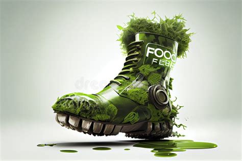 Eco Footprint Green Energy Concept Stock Photo Image Of Warming