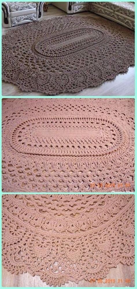 Oval Rug Crochet Pattern