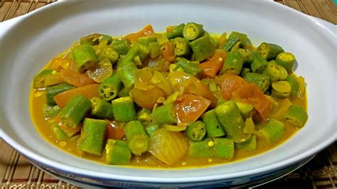 How To Cook Okra At Kamatis Curry Curried Okra And Tomatoes A Healthy