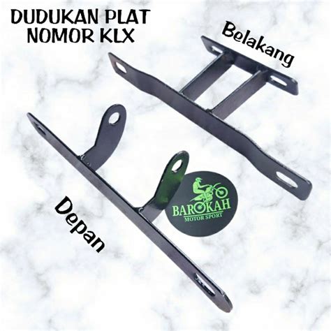 Jual Dudukan Plat Nomor Klx Dtracker Crf Depan Belakang Shopee Indonesia