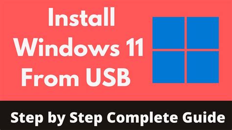 How To Install Windows From Usb On Laptop Computer Dell Hp