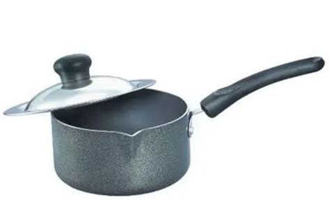 Capacity 1 5 L Black Prestige Non Stick Aluminium Milk Saucepan For