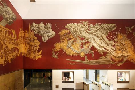 10 Rockefeller Plaza Dean Cornwell mural