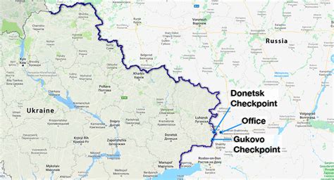 osce observer mission   russian checkpoints gukovo  donetsk osce