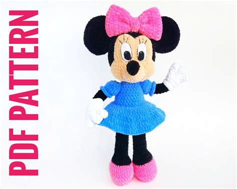 Minnie Mouse Amigurumi Crochet Pattern Disney Crochet Etsy