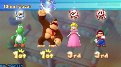 Mario Party 10 Chaos Castle Peach Vs Yoshi Vs Mario Vs Donkey Kong