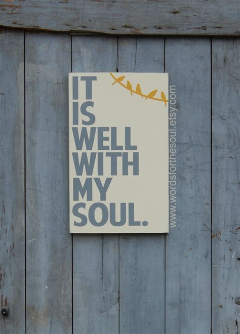 It Is Well With My Soul Hymn Wall Art Gospel Wall Art