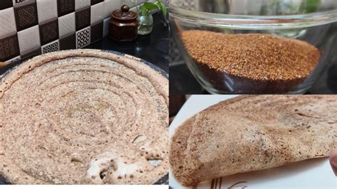 How To Make Crispy Ragi Dosa ராகி மாவு அரைப்பது எப்படி Finger Millet Recipes Ragi Recipes Youtube