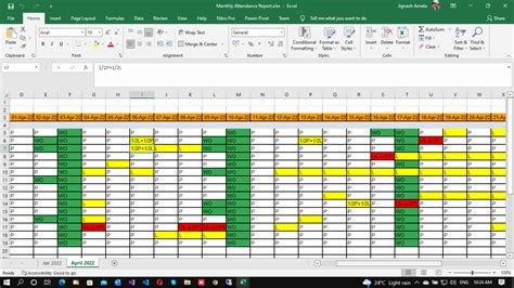 Google Sheets Attendance Template Prntbl Concejomunicipaldechinu Gov Co