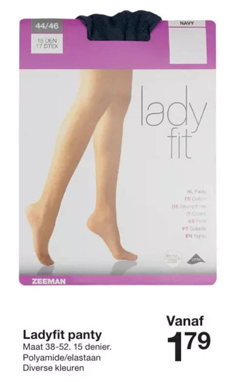 Ladyfit Panty Aanbieding Bij Zeeman