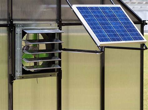 Monticello Solar Powered Ventilation System | Greenhouse Emporium