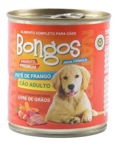 Pat De Carne Bongos Cachorro Adultos G Kit Unid