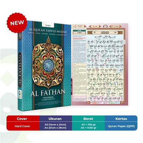 Jual Al Quran Al Fathan A Tafsir Perkata Tajwid Ukuran Besar