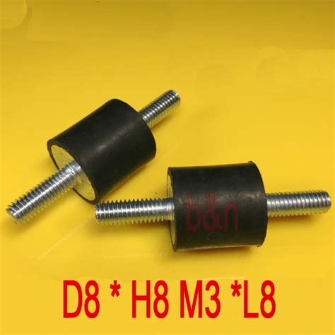 D H M L M Thread Vv Type Rubber Damper Rubber Shock Absorber Two