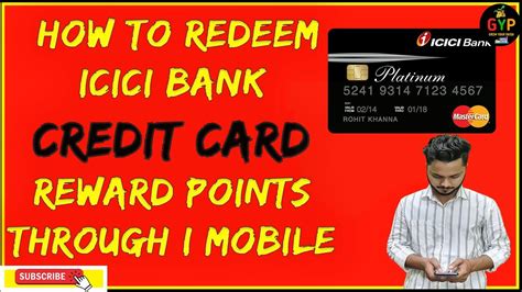 How To Redeem Icici Bank Credit Card Reward Points Platinum Credit