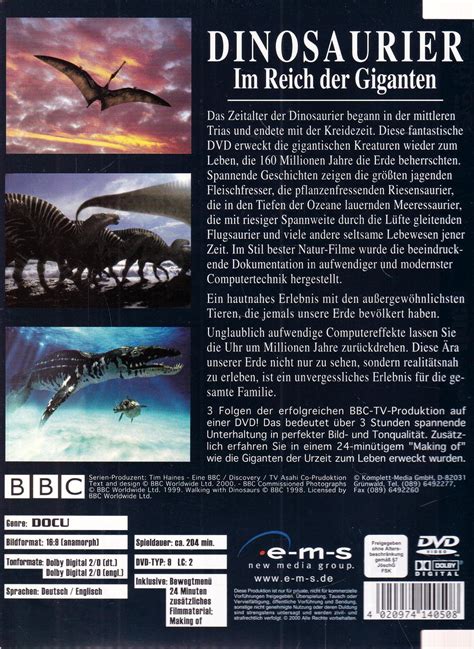 Film Dinosaurier Im Reich Der Giganten DVD Von Tomi Bednar Landis