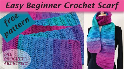 15 Easy Crochet Scarf For The Absolute Beginner Youtube